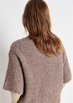 Zolly ss knit Mole Melange American Vintage 